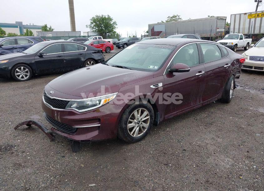 Photo 2 of 2016 Kia Optima LX (VIN 5XXGT4L31GG053429)