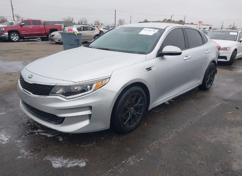 Photo 2 of 2016 Kia Optima LX (VIN 5XXGT4L32GG003834)
