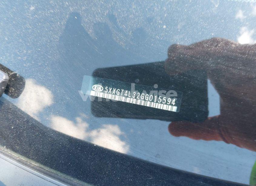 Photo 12 of 2016 Kia Optima LX (VIN 5XXGT4L32GG015594)