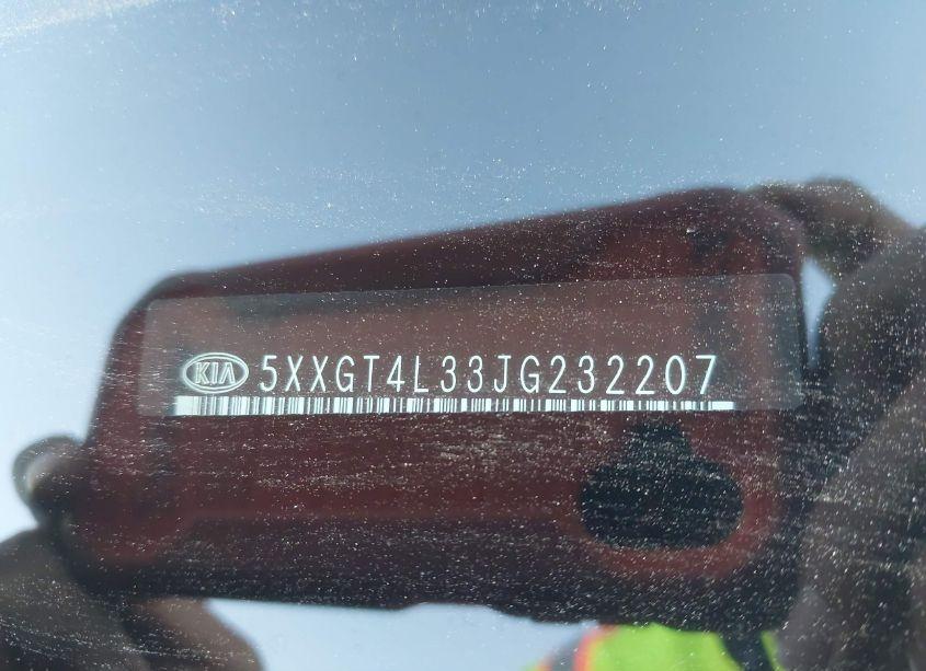 Photo 9 of 2018 Kia Optima LX (VIN 5XXGT4L33JG232207)