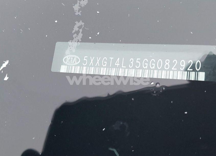 Photo 9 of 2016 Kia Optima LX (VIN 5XXGT4L35GG082920)