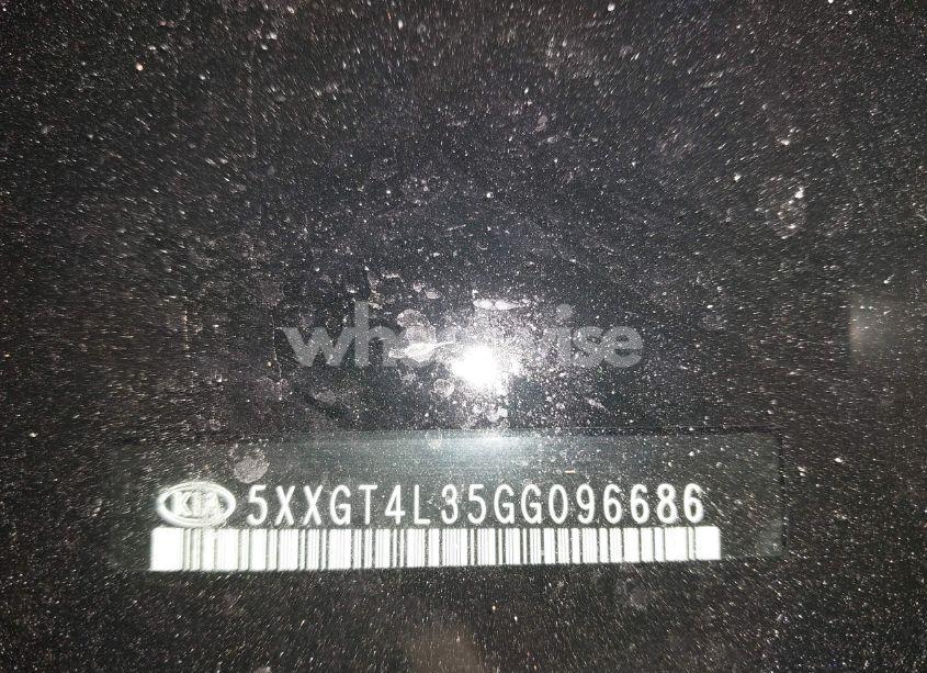 Photo 9 of 2016 Kia Optima LX (VIN 5XXGT4L35GG096686)