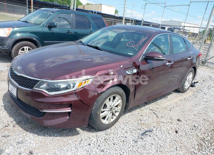 Photo 2 of 2016 Kia Optima LX (VIN 5XXGT4L37GG034500)