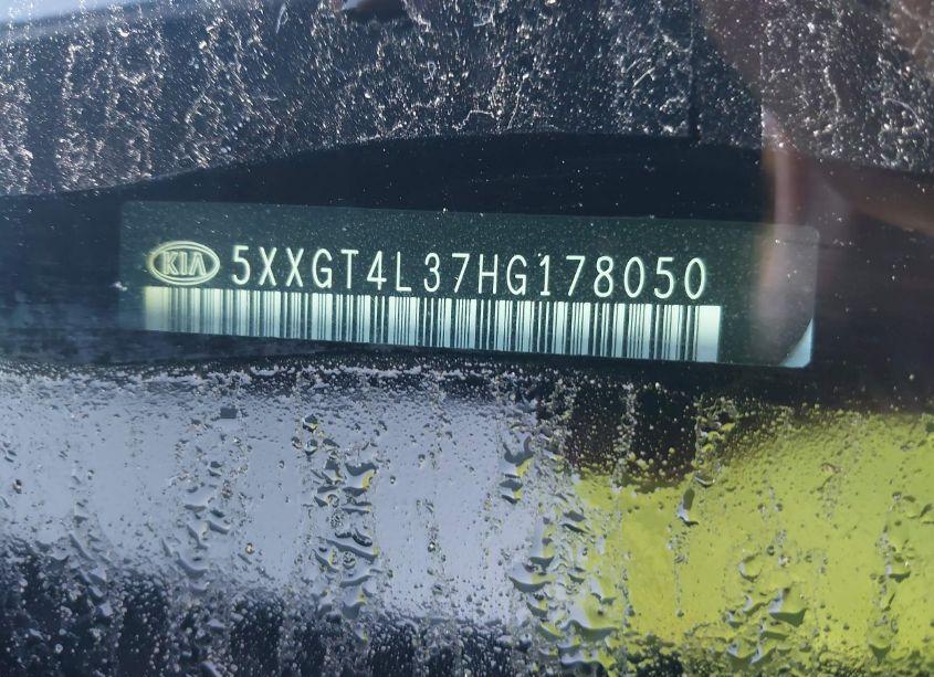 Photo 9 of 2017 Kia Optima LX (VIN 5XXGT4L37HG178050)