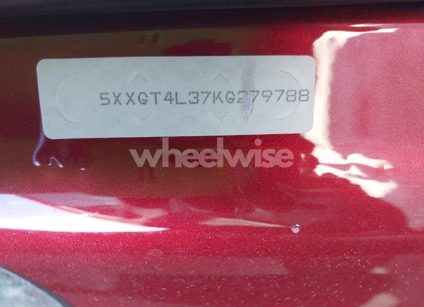 Photo 9 of 2019 Kia Optima S (VIN 5XXGT4L37KG279788)