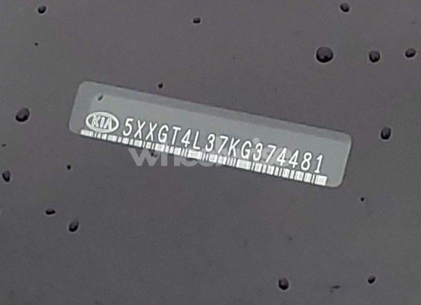 Photo 9 of 2019 Kia Optima S (VIN 5XXGT4L37KG374481)