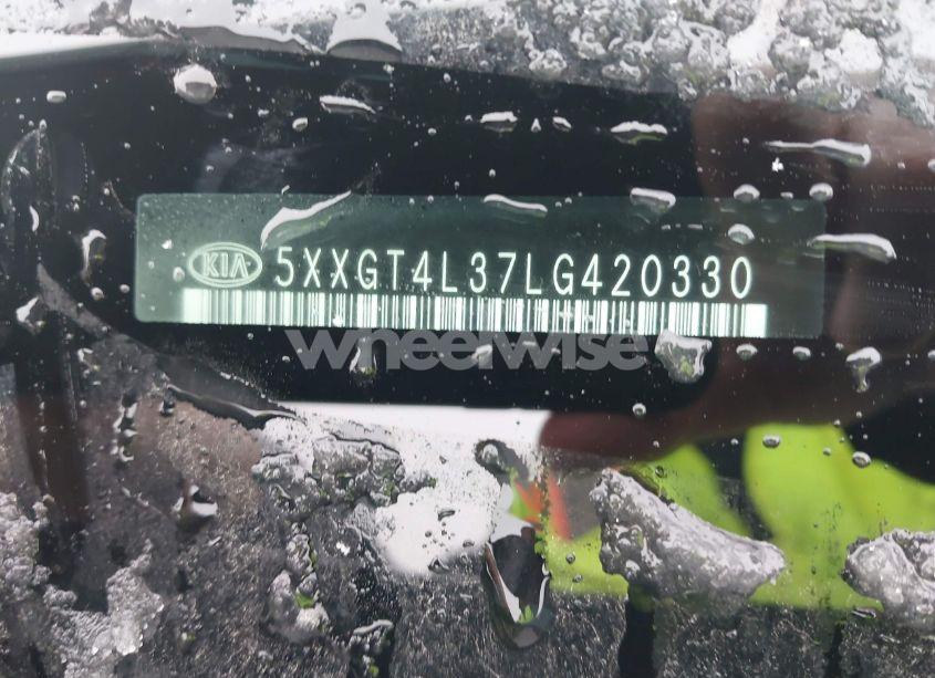 Photo 9 of 2020 Kia Optima S (VIN 5XXGT4L37LG420330)