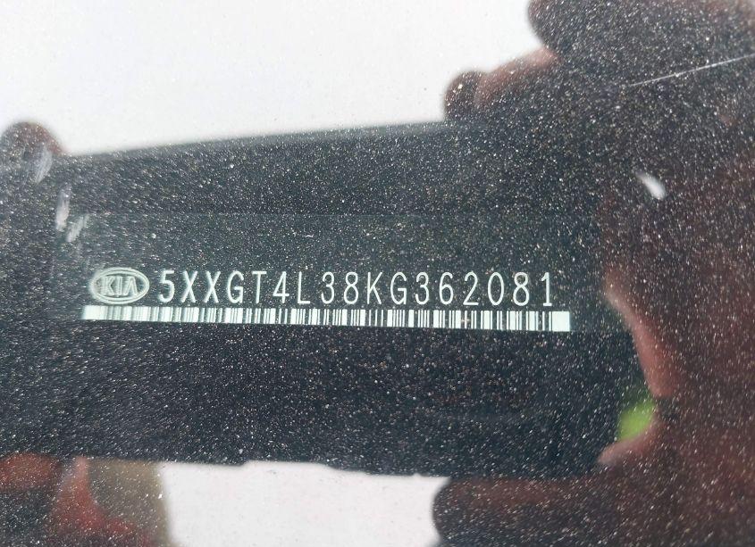 Photo 17 of 2019 Kia Optima LX/S (VIN 5XXGT4L38KG362081)