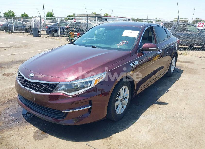 Photo 2 of 2016 Kia Optima LX (VIN 5XXGT4L39GG022574)