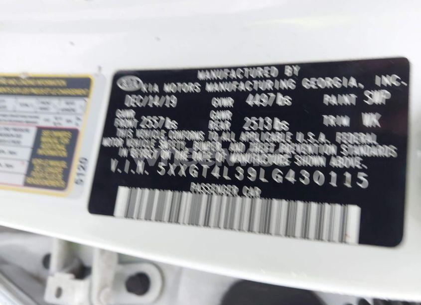 Photo 9 of 2020 Kia Optima LX (VIN 5XXGT4L39LG430115)