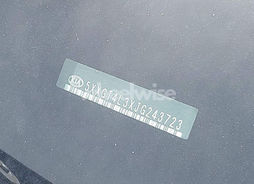 Photo 17 of 2018 Kia Optima S (VIN 5XXGT4L3XJG243723)