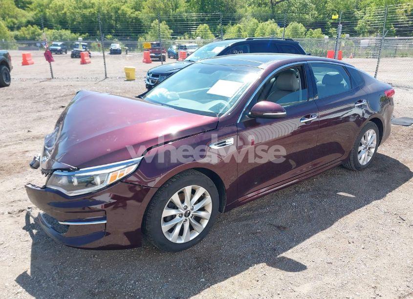 Photo 2 of 2016 Kia Optima EX (VIN 5XXGU4L38GG005052)