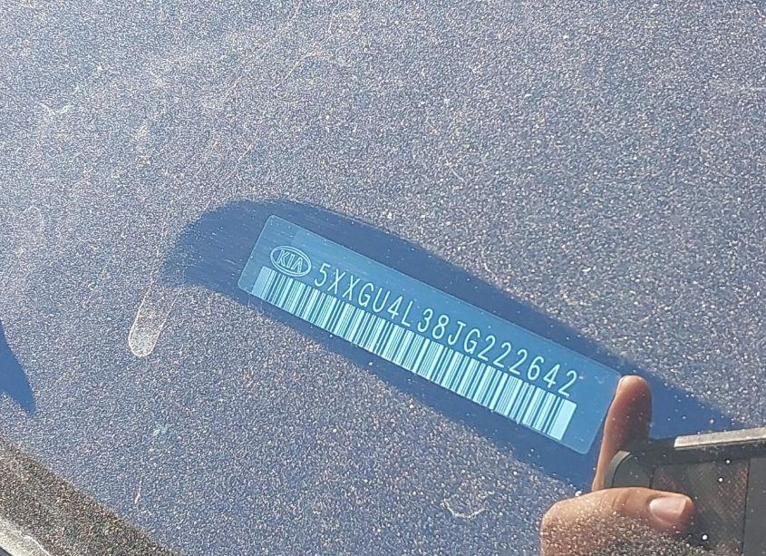 Photo 17 of 2018 Kia Optima EX (VIN 5XXGU4L38JG222642)