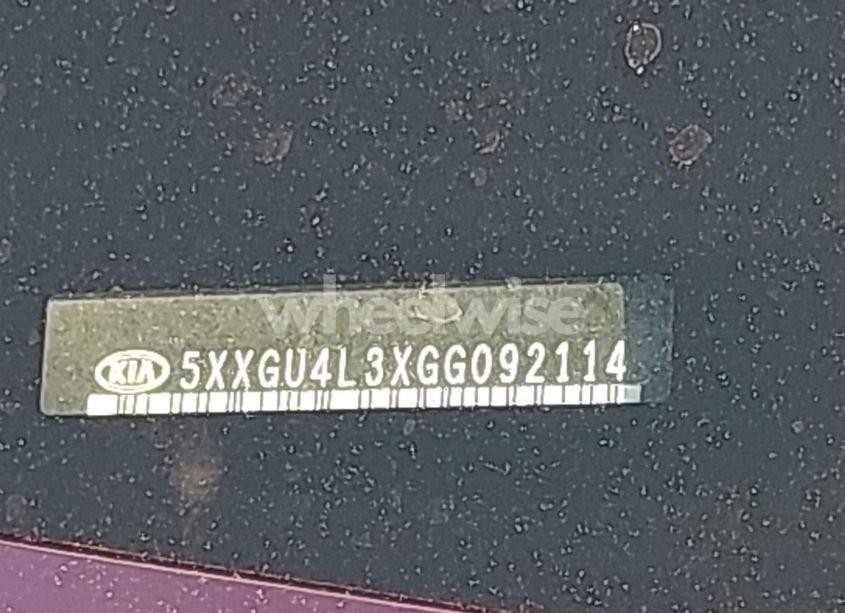 Photo 9 of 2016 Kia Optima EX (VIN 5XXGU4L3XGG092114)