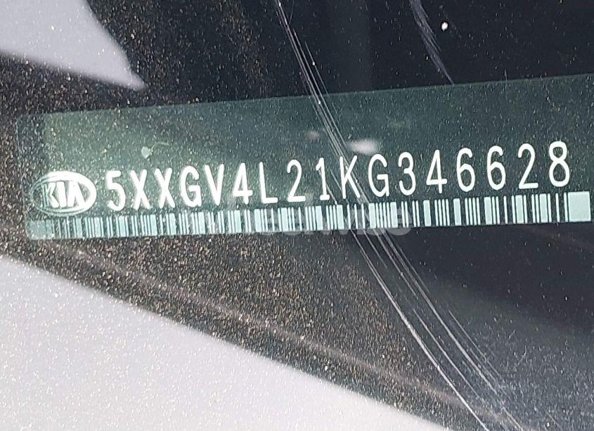 Photo 9 of 2019 Kia Optima SX TURBO (VIN 5XXGV4L21KG346628)