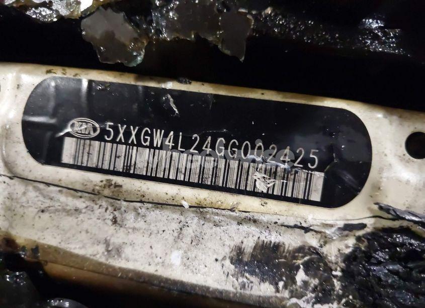 Photo 9 of 2016 Kia Optima SX TURBO (VIN 5XXGW4L24GG002425)