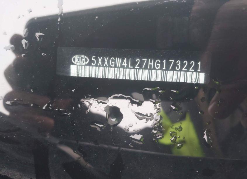 Photo 9 of 2017 Kia Optima SX TURBO (VIN 5XXGW4L27HG173221)