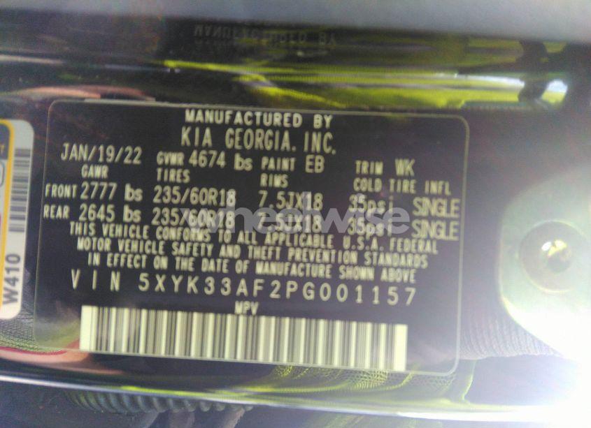 Photo 9 of 2023 Kia Sportage EX (VIN 5XYK33AF2PG001157)