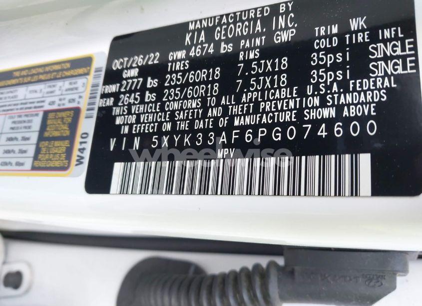 Photo 9 of 2023 Kia Sportage EX (VIN 5XYK33AF6PG074600)