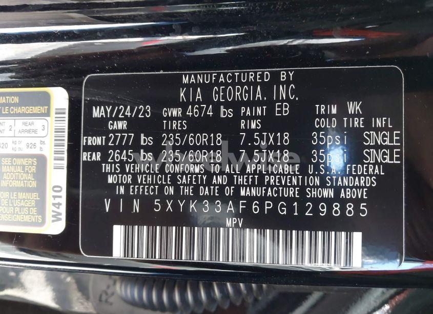Photo 9 of 2023 Kia Sportage (VIN 5XYK33AF6PG129885)