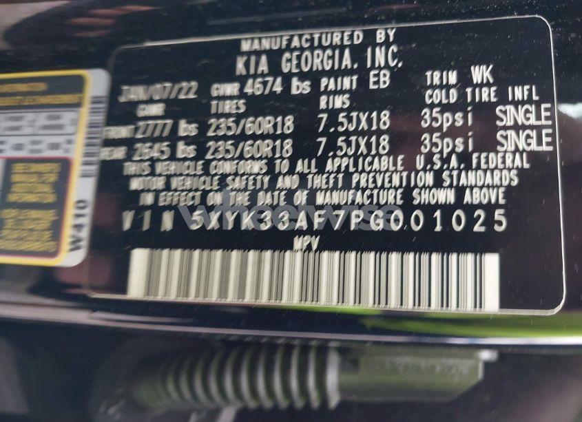 Photo 9 of 2023 Kia Sportage EX (VIN 5XYK33AF7PG001025)