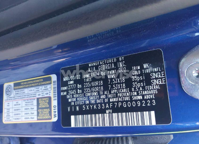 Photo 9 of 2023 Kia Sportage EX (VIN 5XYK33AF7PG009223)