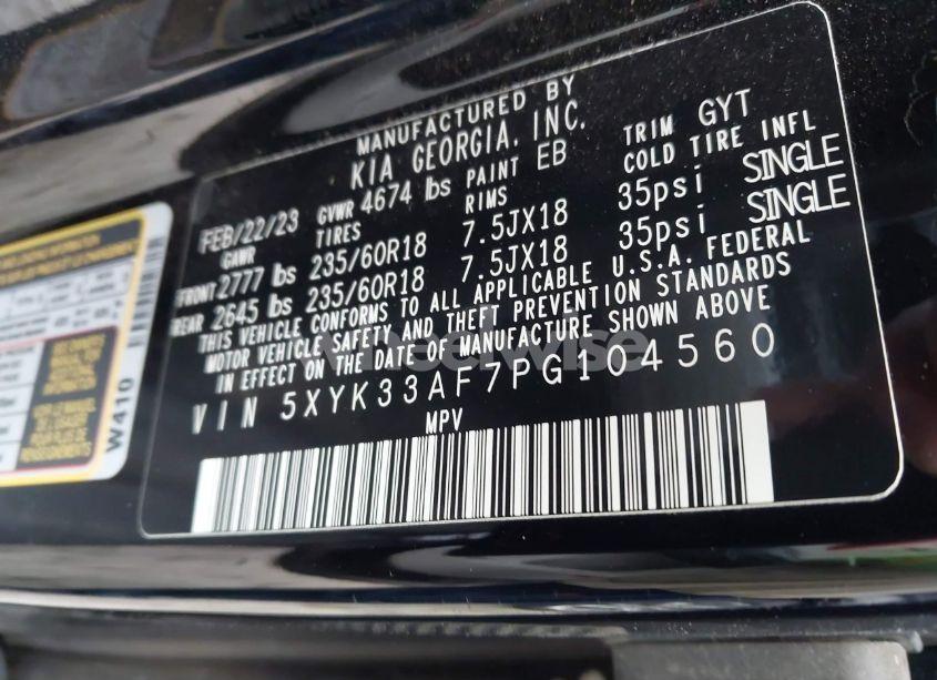 Photo 9 of 2023 Kia Sportage EX (VIN 5XYK33AF7PG104560)
