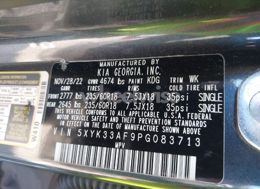 Photo 9 of 2023 Kia Sportage EX (VIN 5XYK33AF9PG083713)