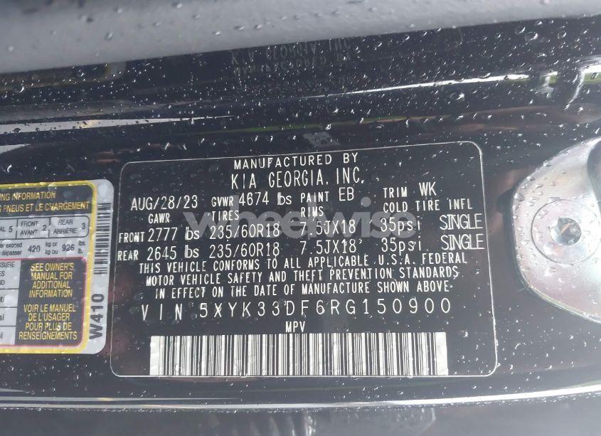 Photo 9 of 2024 Kia Sportage EX (VIN 5XYK33DF6RG150900)