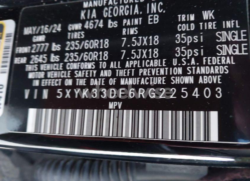 Photo 9 of 2024 Kia Sportage EX (VIN 5XYK33DF6RG225403)
