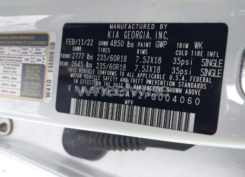 Photo 9 of 2023 Kia Sportage EX (VIN 5XYK3CAF2PG004060)