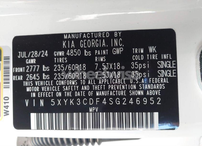 Photo 9 of 2025 Kia Sportage EX (VIN 5XYK3CDF4SG246952)