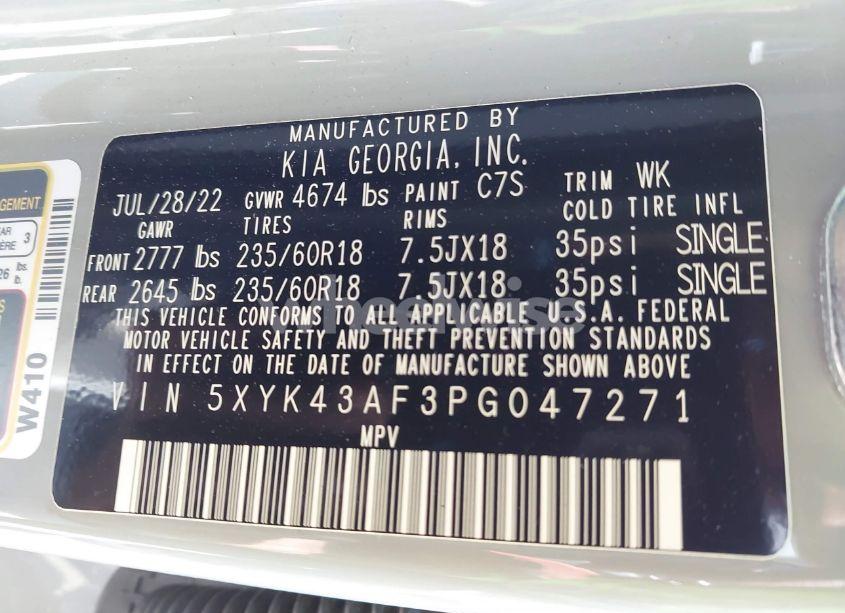 Photo 9 of 2023 Kia Sportage SX (VIN 5XYK43AF3PG047271)