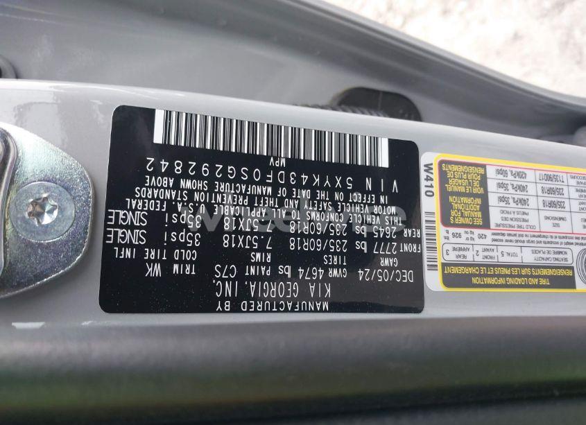 Photo 9 of 2025 Kia Sportage SX (VIN 5XYK43DF0SG292842)