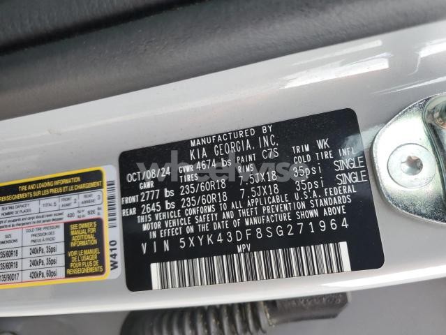 Photo 11 of 2025 KIA SPORTAGE SX (VIN 5XYK43DF8SG271964)