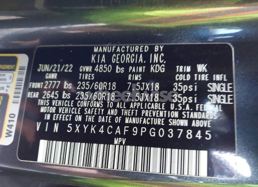 Photo 9 of 2023 Kia Sportage SX (VIN 5XYK4CAF9PG037845)