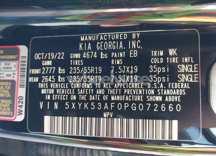 Photo 9 of 2023 Kia Sportage SX-PRESTIGE (VIN 5XYK53AF0PG072660)