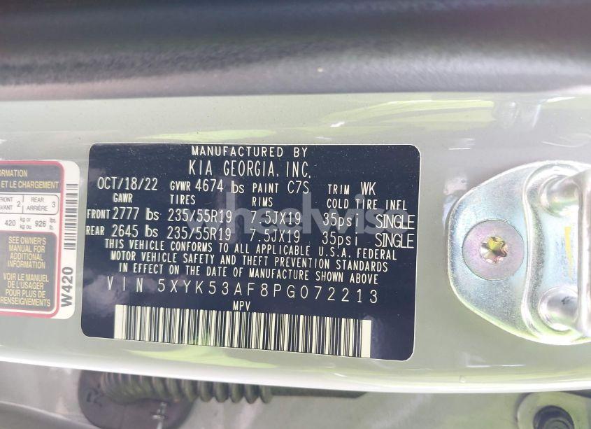 Photo 9 of 2023 Kia Sportage SX-PRESTIGE (VIN 5XYK53AF8PG072213)