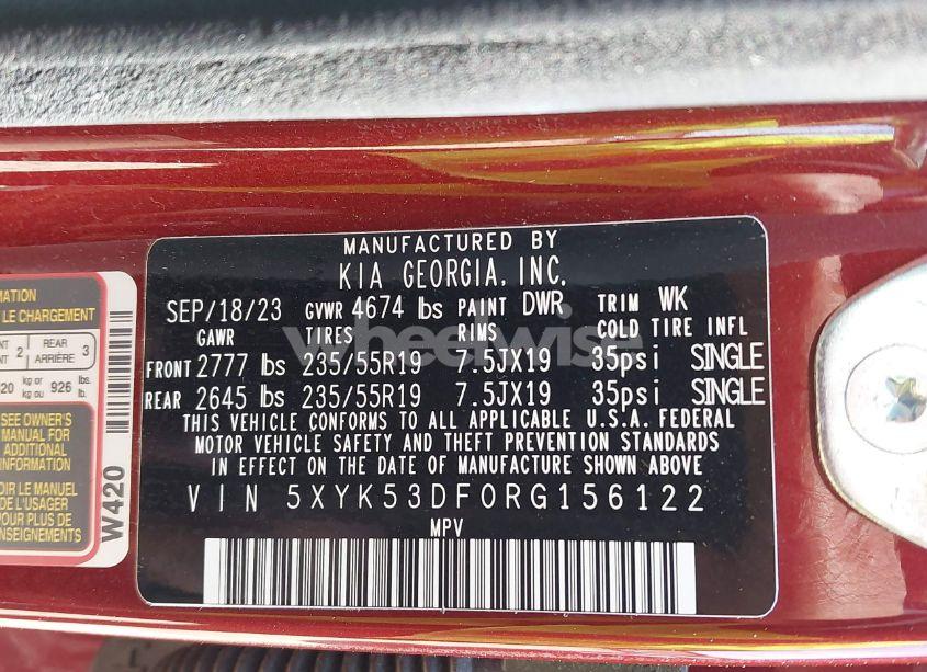 Photo 9 of 2024 Kia Sportage SX-PRESTIGE (VIN 5XYK53DF0RG156122)