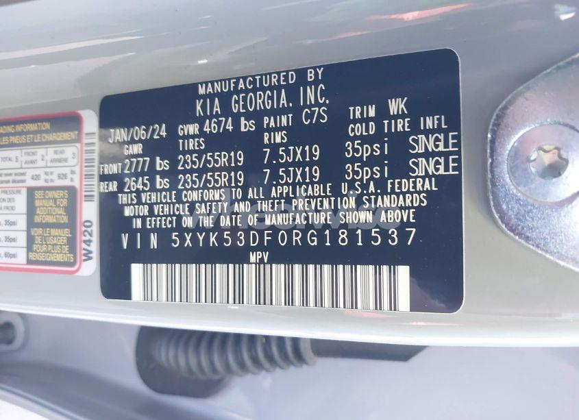 Photo 9 of 2024 Kia Sportage SX-PRESTIGE (VIN 5XYK53DF0RG181537)