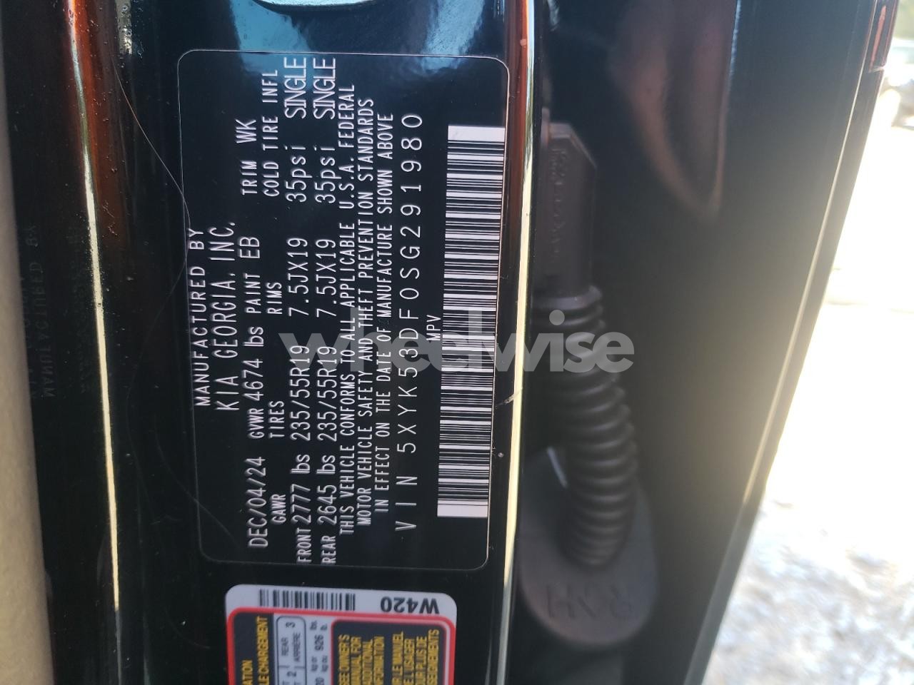 Photo 13 of 2025 KIA SPORTAGE SX PRESTIGE (VIN 5XYK53DF0SG291980)