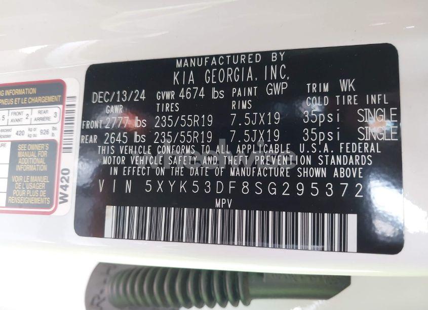 Photo 9 of 2025 Kia Sportage SX-PRESTIGE (VIN 5XYK53DF8SG295372)