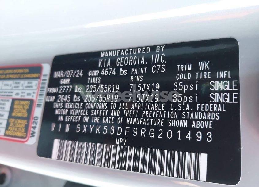 Photo 9 of 2024 Kia Sportage SX-PRESTIGE (VIN 5XYK53DF9RG201493)