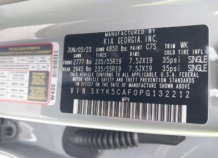 Photo 9 of 2023 Kia Sportage SX-PRESTIGE (VIN 5XYK5CAF0PG132212)