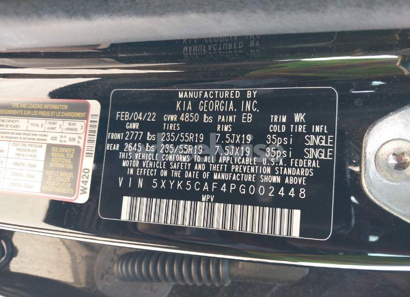 Photo 9 of 2023 Kia Sportage SX-PRESTIGE (VIN 5XYK5CAF4PG002448)