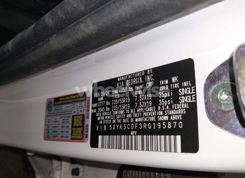 Photo 9 of 2024 Kia Sportage SX-PRESTIGE (VIN 5XYK5CDF3RG195870)