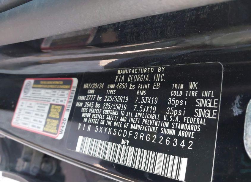 Photo 9 of 2024 Kia Sportage SX-PRESTIGE (VIN 5XYK5CDF3RG226342)