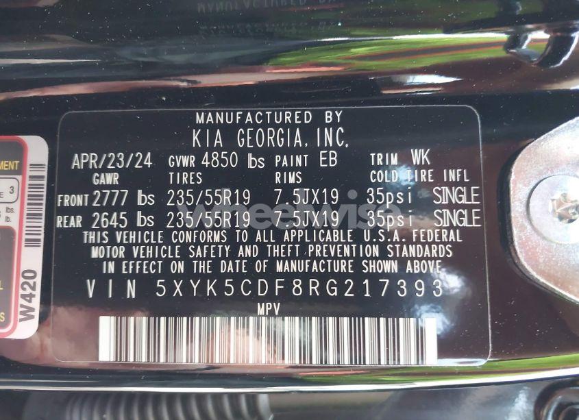 Photo 9 of 2024 Kia Sportage SX-PRESTIGE (VIN 5XYK5CDF8RG217393)