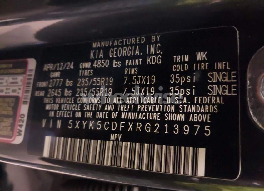 Photo 9 of 2024 Kia Sportage SX-PRESTIGE (VIN 5XYK5CDFXRG213975)
