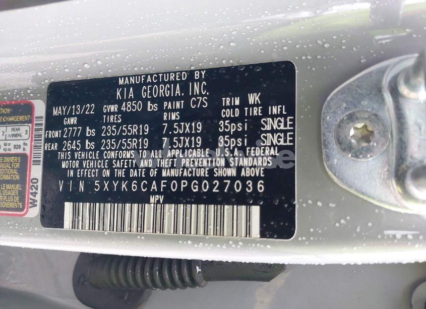 Photo 8 of 2023 Kia Sportage X-LINE (VIN 5XYK6CAF0PG027036)